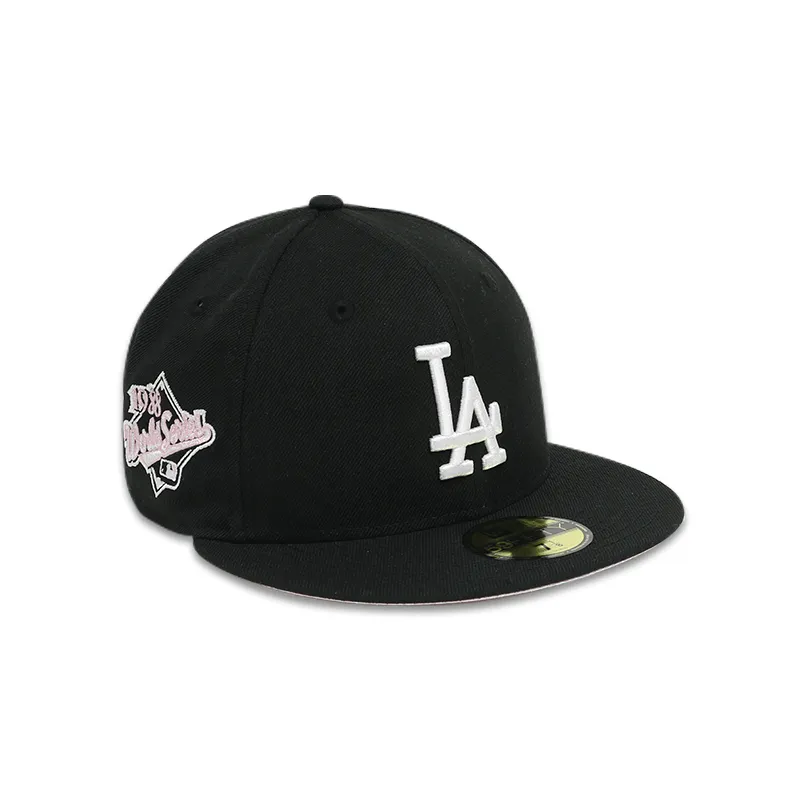 [12731574] LA Dodgers Paisley Bottom Black Men's Hat