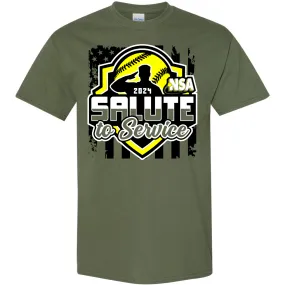 2024 NSA Salute to Service Fastpitch Tournament T-Shirt