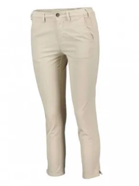 40weft – Pantalone Donna Chino Capri Melitas – Vita Regolare – New2023 Beige