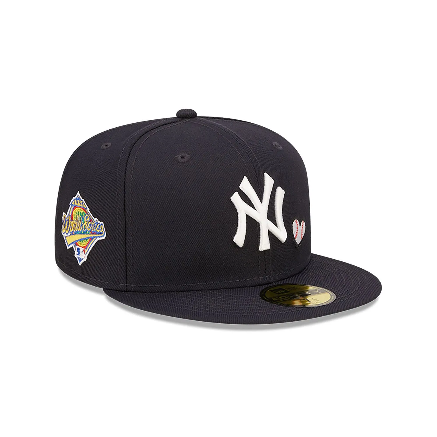 [60243662] New York Yankees 96 WS Team Heart Navy 59FIFTY Mens Fitted Hat