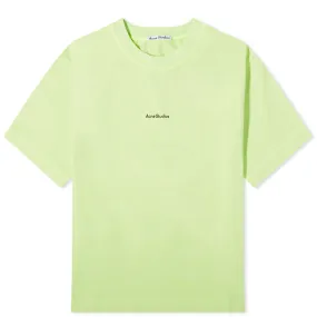 Acne Studios Edie Stamp T-ShirtFluo Green