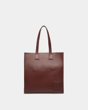 Akelei Tote Bag In Brown Leather 