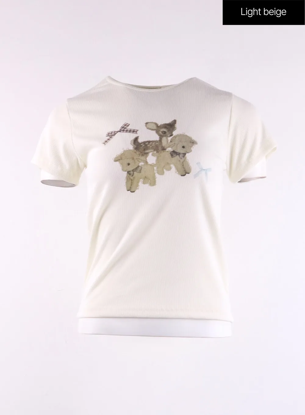 Animal Graphic Short Sleeve Tee CF407