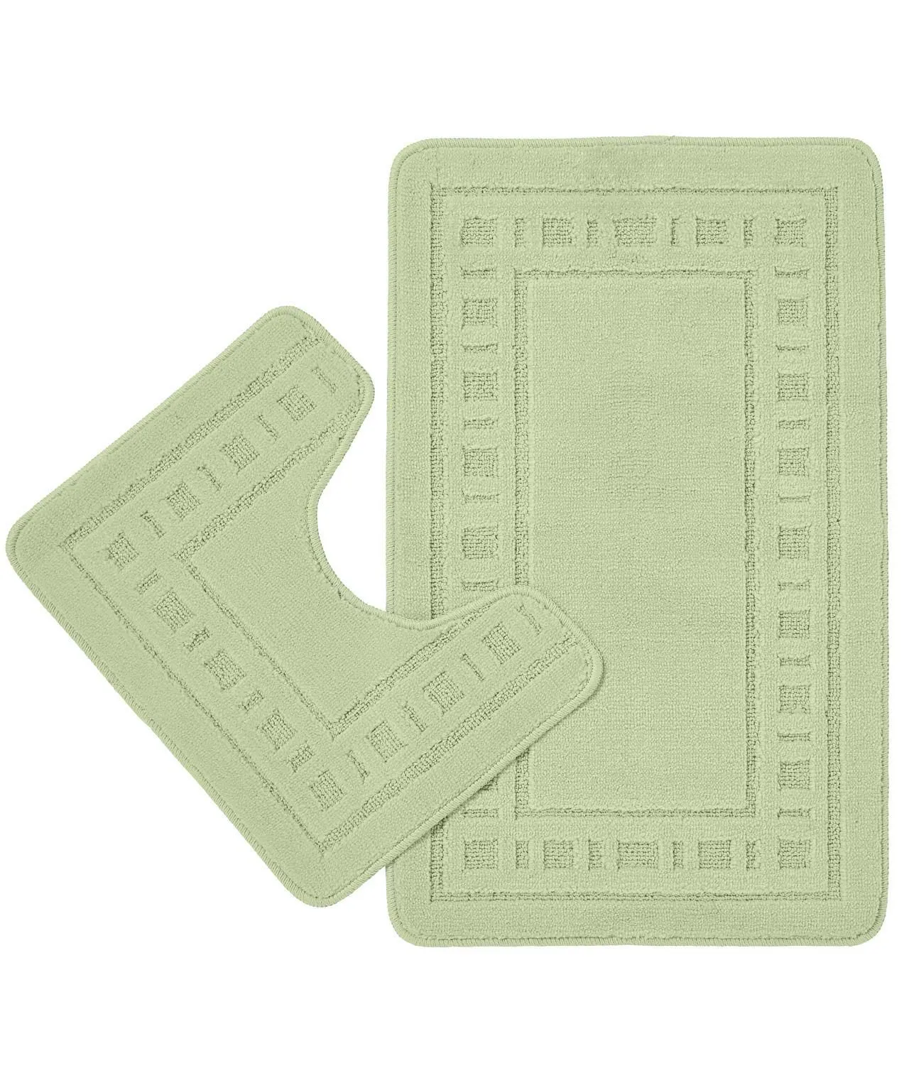 Armoni Non-Slip Pedestal & Bath Mat Set