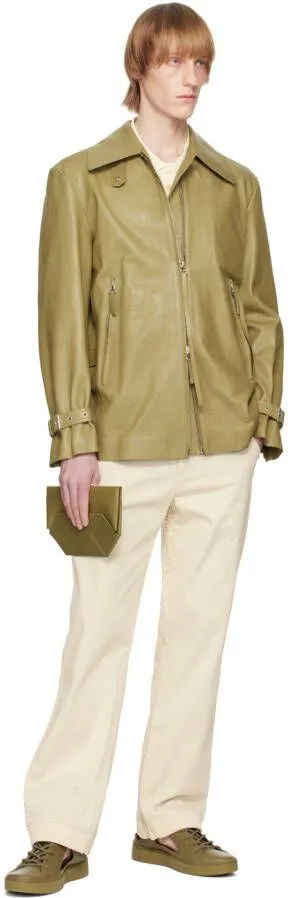 At.Kollektive Khaki Kostas Murkudis Edition Cutout Sneakers