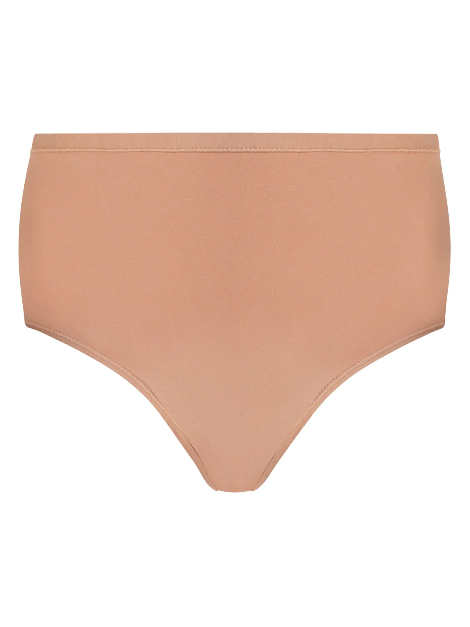 beYOUtiful - Slip alto in cotone elasticizzato extra fine - Nougat Bipack