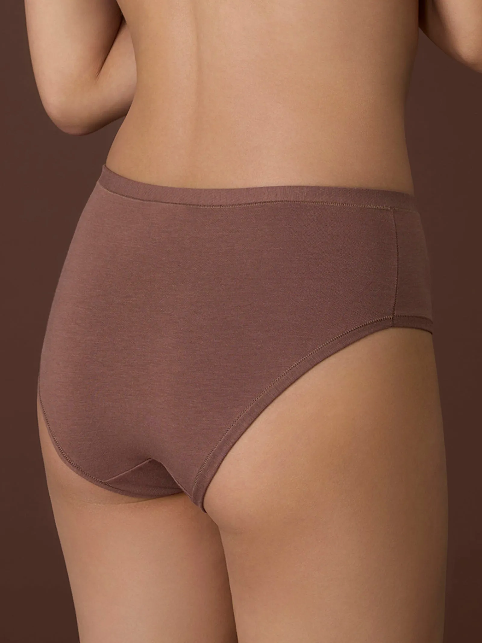 beYOUtiful - Slip alto in cotone elasticizzato extra fine - Smoke Gray Bipack