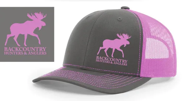 BHA Trucker Hat - Pink/ Black