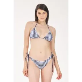 Bikini triangolo con slip donna Blu