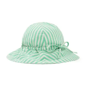 Bonton Baby Tsar Hat Green Stripes