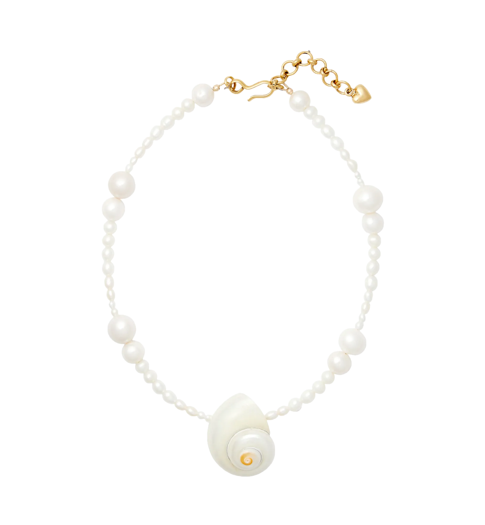 Brinker + Eliza Capri Shell Pearl Necklace