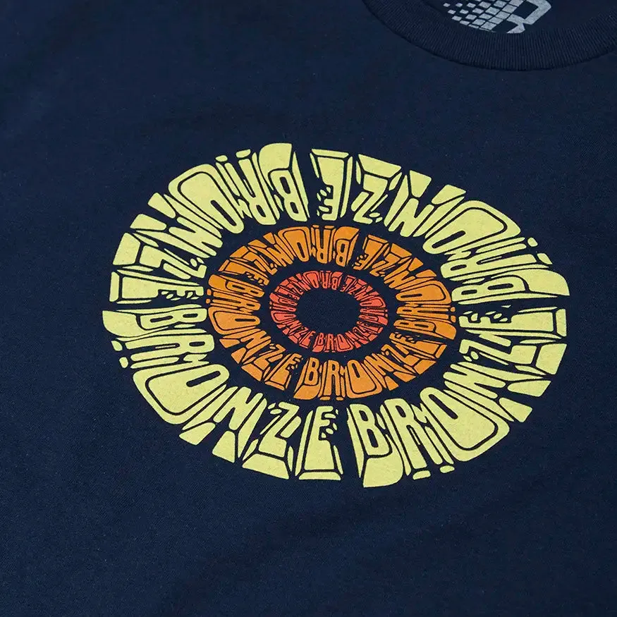 Bronze 56k Spiral Tee Shirt - Navy