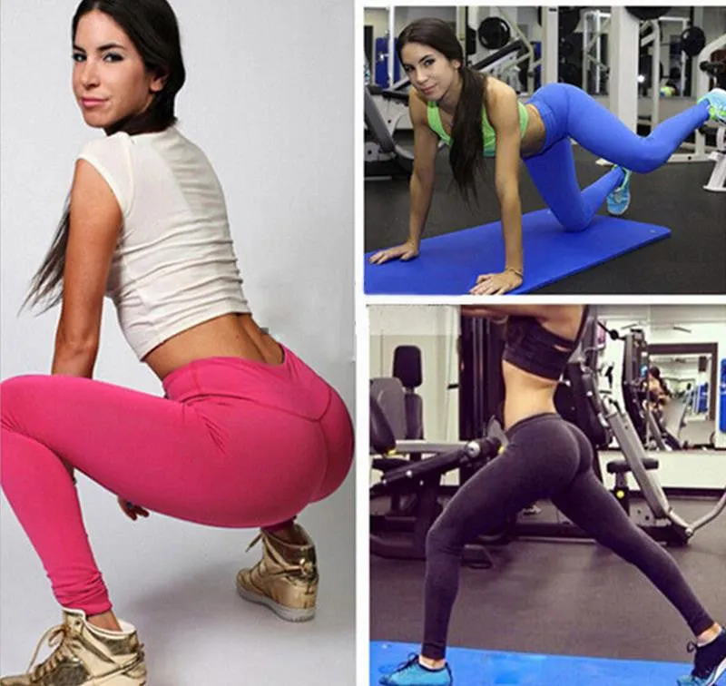 C y Color Elastic Fitness Leggings Women Sport Leggings Pants Gym Women Leggings SM6