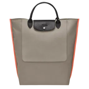 Cabas Longchamp M Tote bag Clay - Canvas