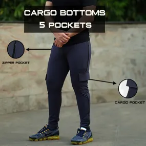 Cargo Joggers: Shadow Grey (5 Pockets)- Sale