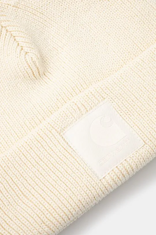 Carhartt WIP beanie Dawson Beanie beige color thick knit I033843.05XX