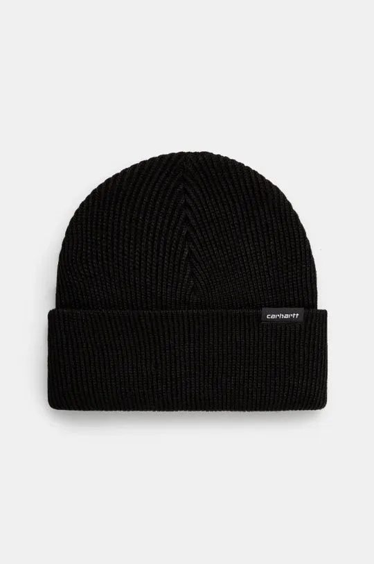 Carhartt WIP beanie Gordan Beanie black color I034236.89XX