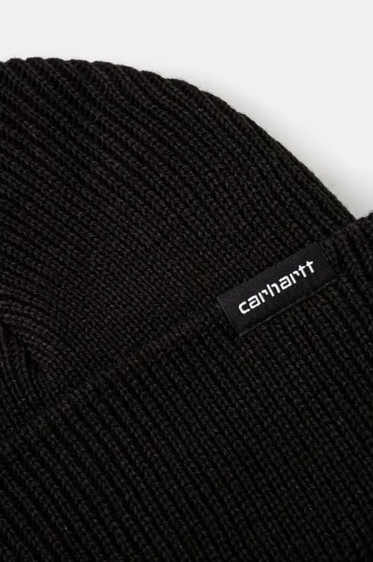 Carhartt WIP beanie Gordan Beanie black color I034236.89XX