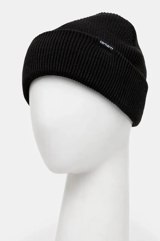 Carhartt WIP beanie Gordan Beanie black color I034236.89XX