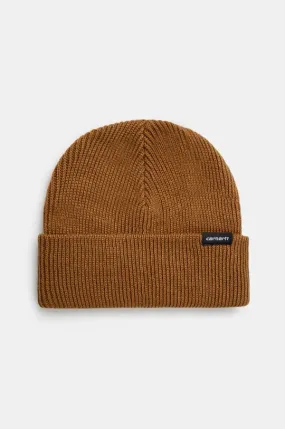 Carhartt WIP beanie Gordan Beanie brown color I034236.HZXX