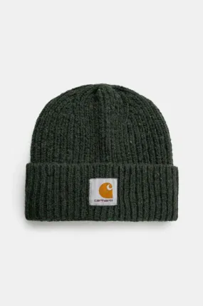 Carhartt WIP wool beanie Anglistic Beanie green color I013193.2IXXX