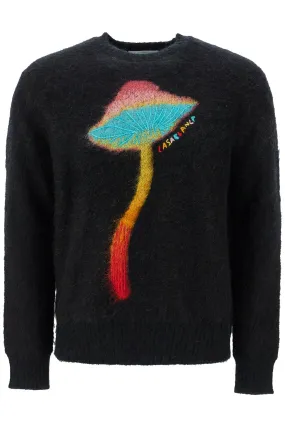 CASABLANCA Mystic Mushroom Crewneck Sweater