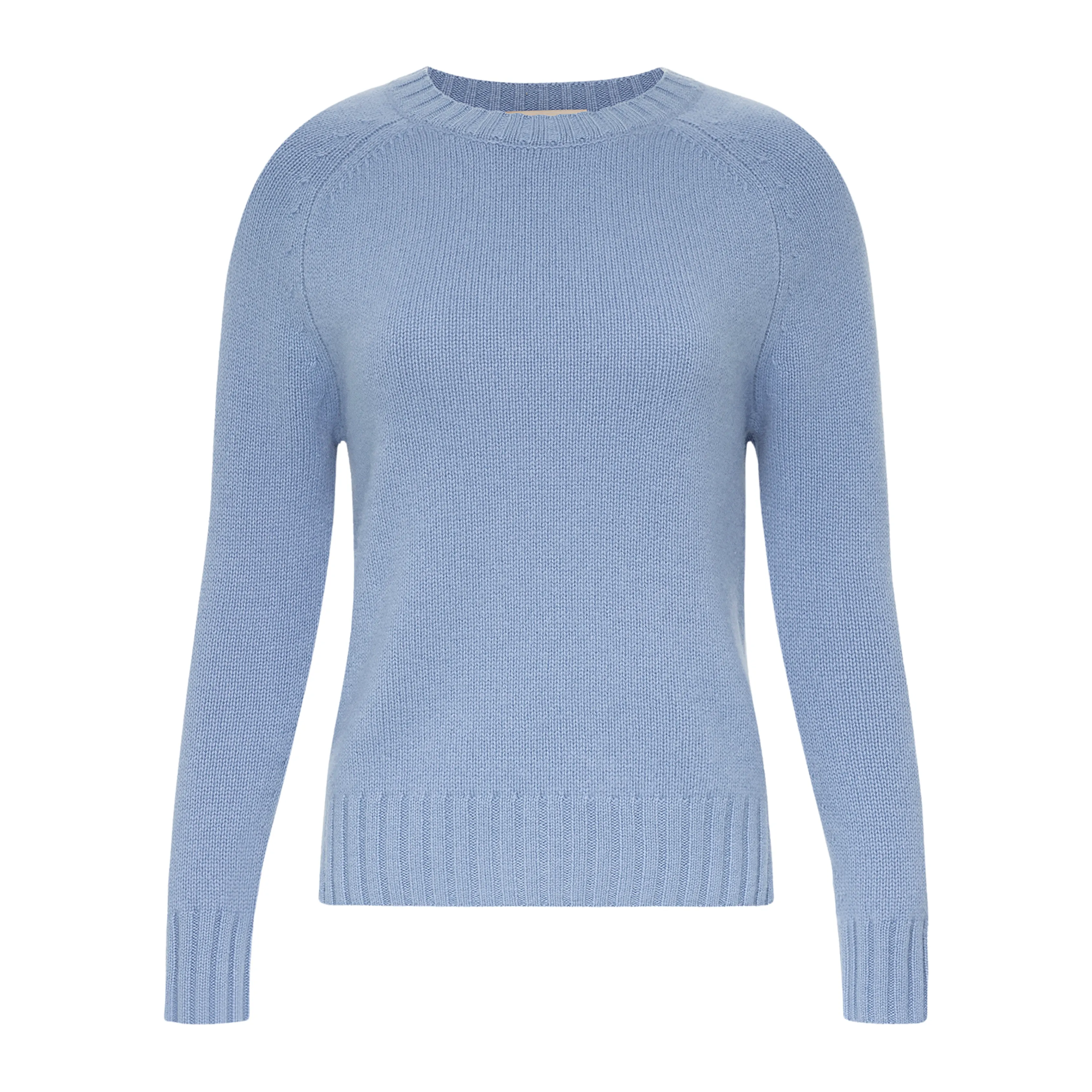 Cashmere Crewneck Sweater - True Blue