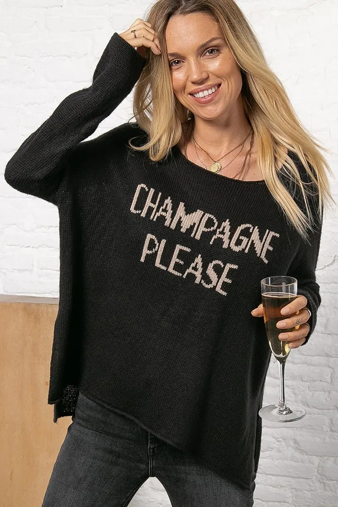 Champagne Please Sweater