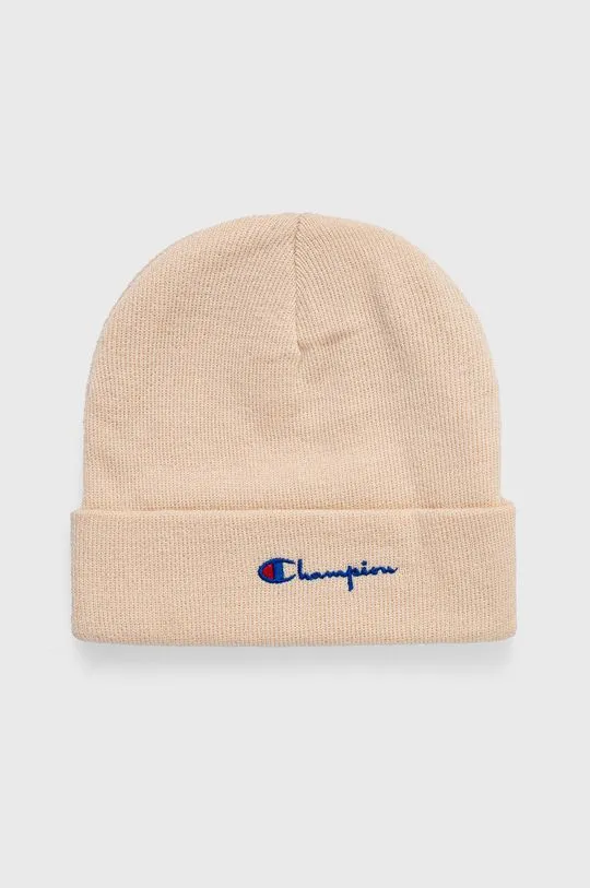 Champion beanie beige color