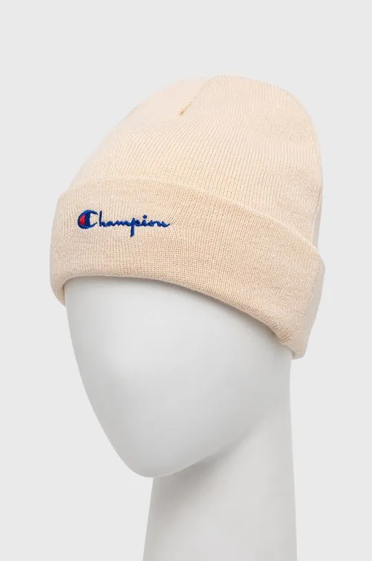 Champion beanie beige color