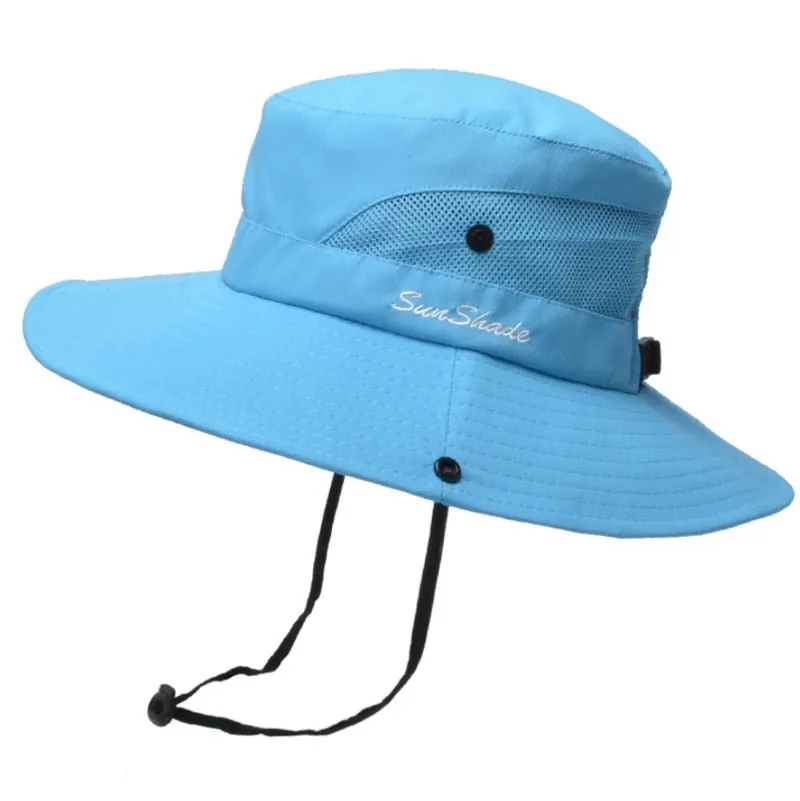 Chapeau de randonnée anti-UV UPF 50 + Sunshade - Sun Hat