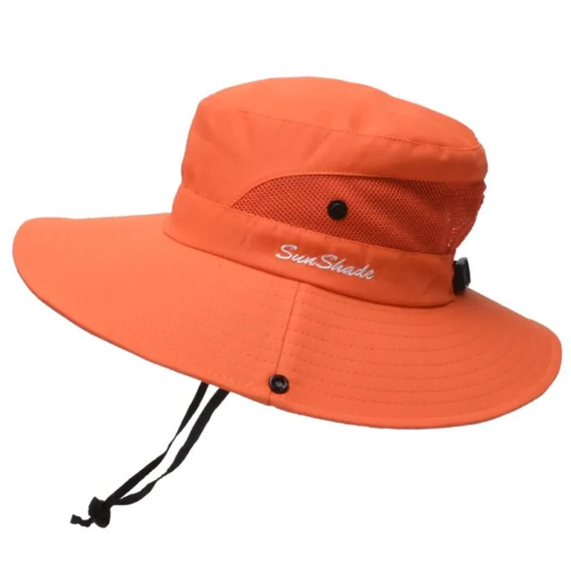 Chapeau de randonnée anti-UV UPF 50 + Sunshade - Sun Hat