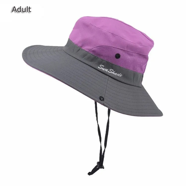 Chapeau de randonnée anti-UV UPF 50 + Sunshade - Sun Hat