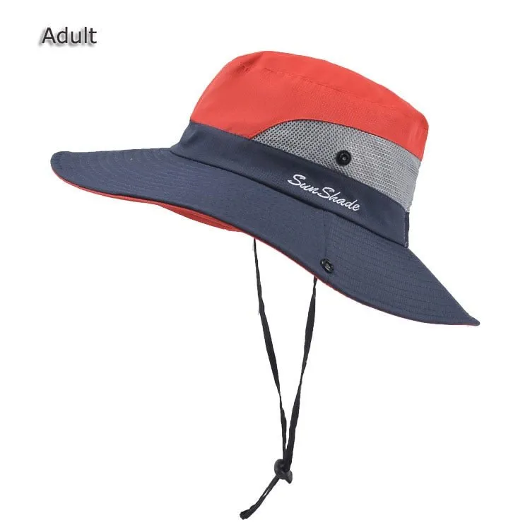 Chapeau de randonnée anti-UV UPF 50 + Sunshade - Sun Hat