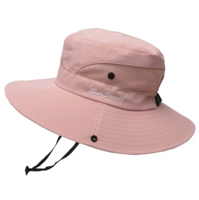 Chapeau de randonnée anti-UV UPF 50 + Sunshade - Sun Hat