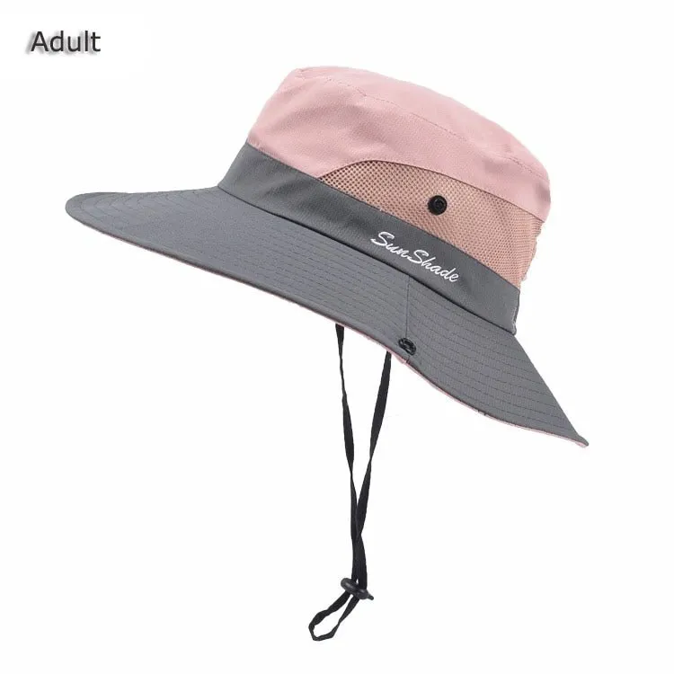 Chapeau de randonnée anti-UV UPF 50 + Sunshade - Sun Hat