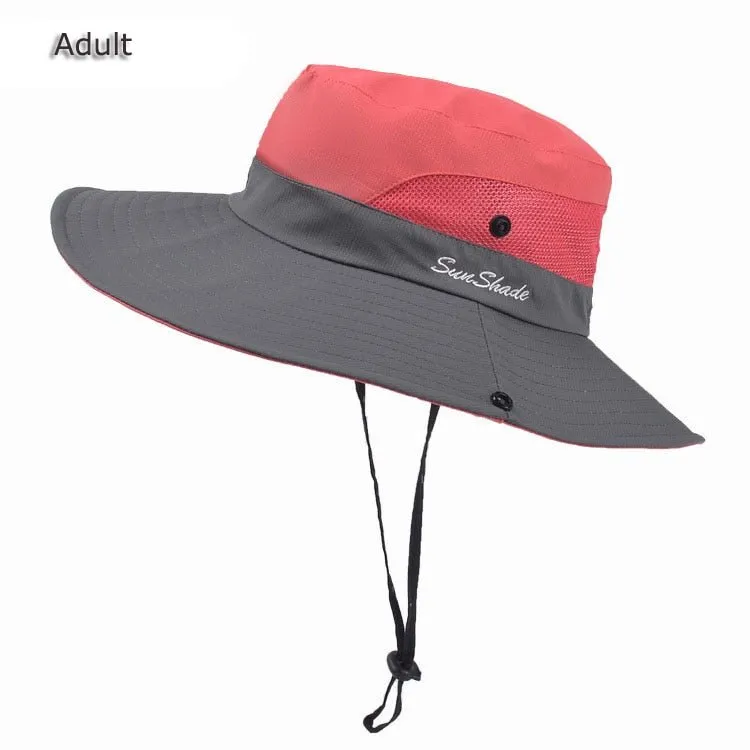 Chapeau de randonnée anti-UV UPF 50 + Sunshade - Sun Hat