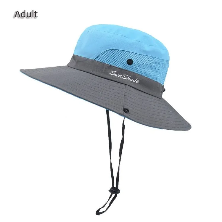 Chapeau de randonnée anti-UV UPF 50 + Sunshade - Sun Hat