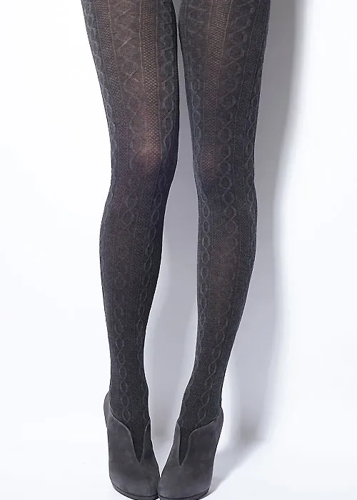 Charnos Marl Cable Cotton Tights ()