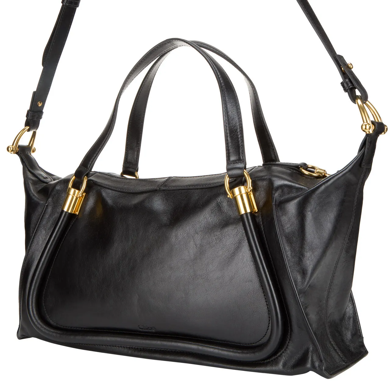 CHLOÉ The Sustainable Edit Paraty 24 Tote Bag - Black