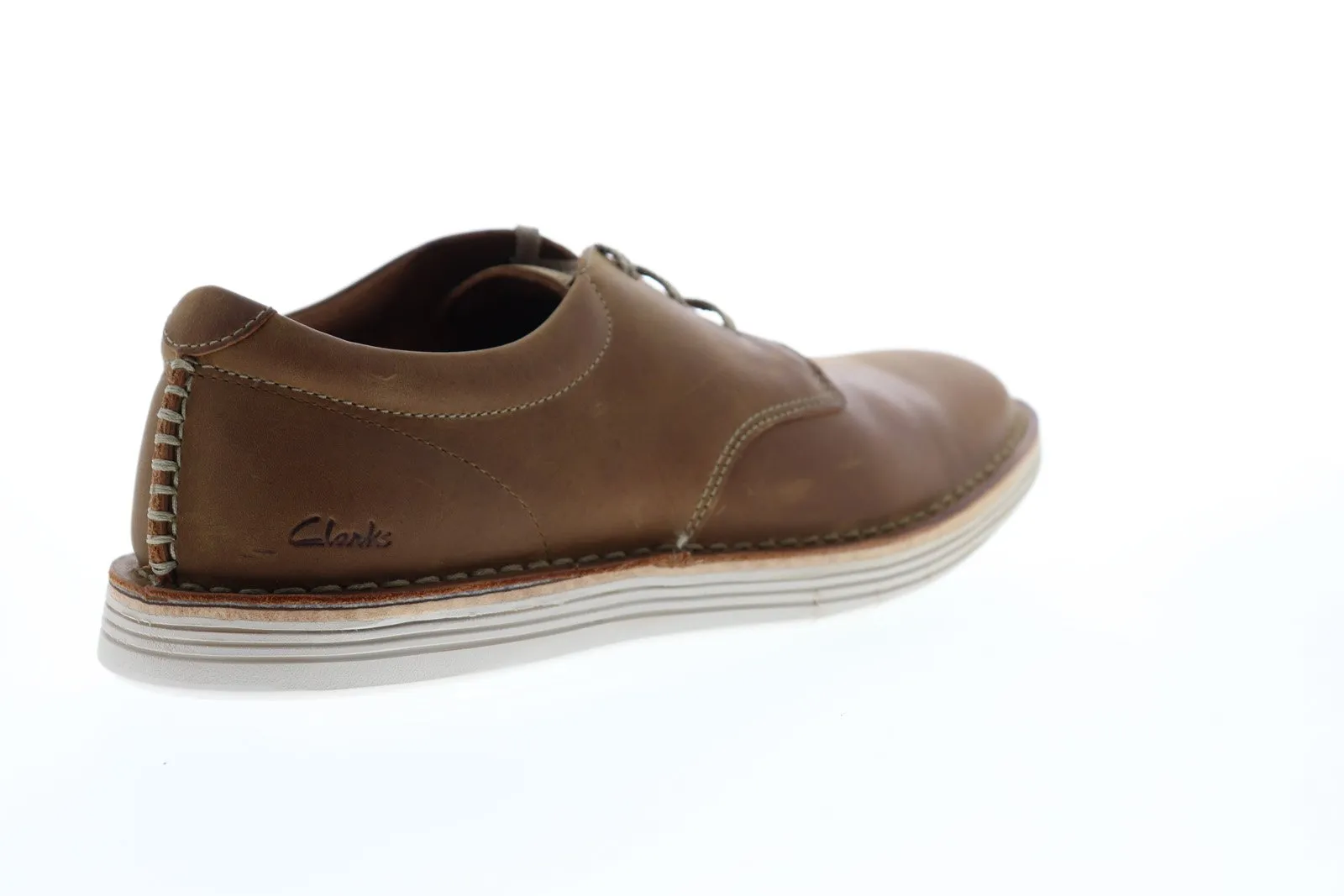 Clarks Forge Vibe 26149642 Mens Brown Leather Oxfords Plain Toe Shoes