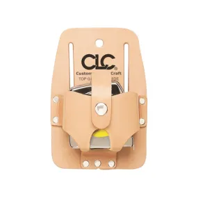 CLC 464 Tape Rule Holder, For Use With 16 - 30 ft Measuring Tapes, Top Grain Leather, Tan