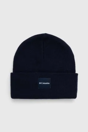 Columbia beanie City Trek Heavyweight Be navy blue color 1911251