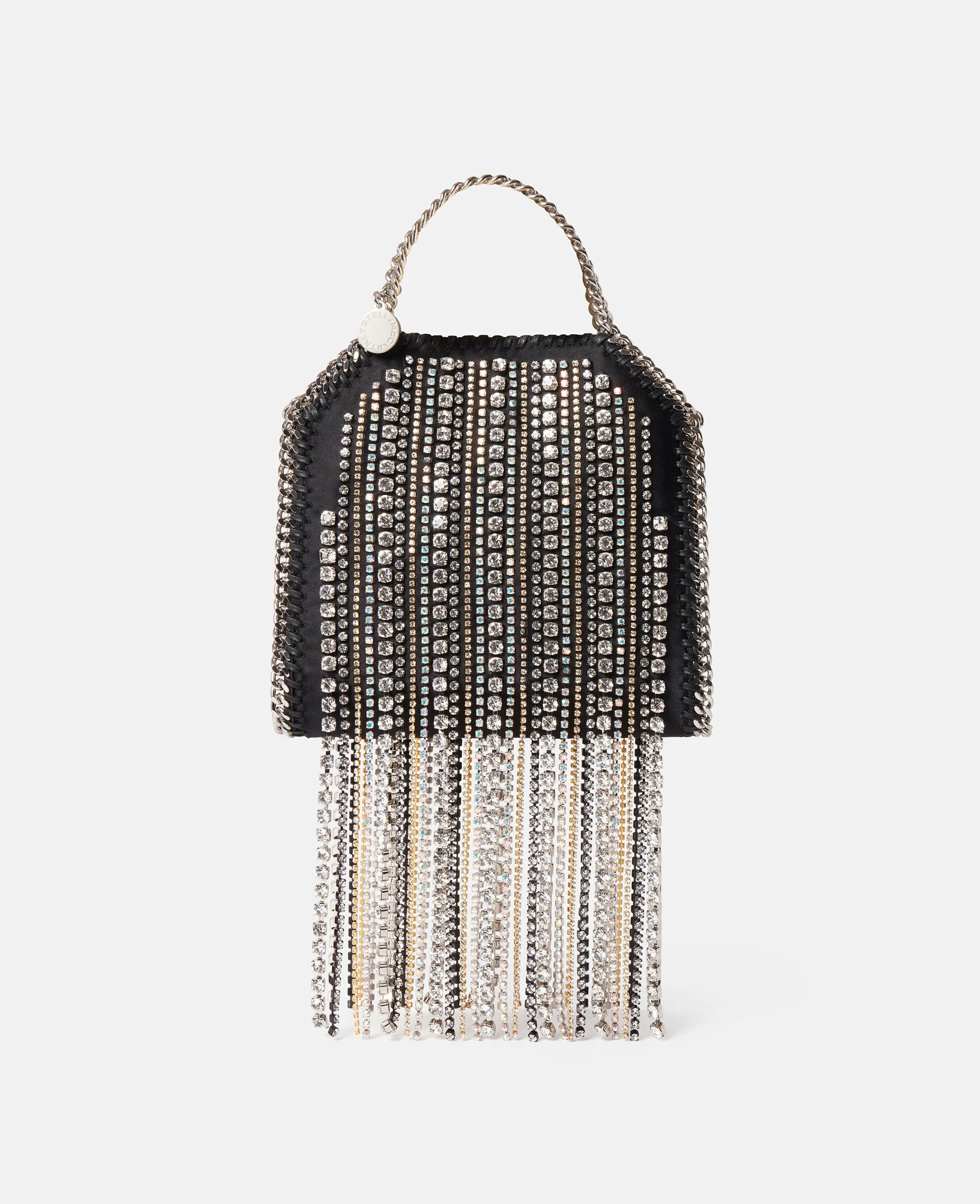 Crystal Fringe Falabella Tiny Tote Bag