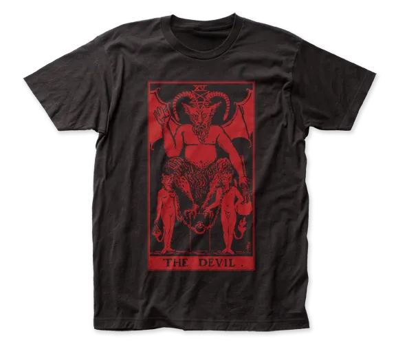 Devil Tarot Card Red Print