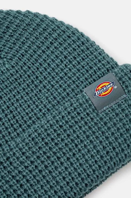 Dickies beanie Woodworth Waffle Beanie green color DK0A4XFD