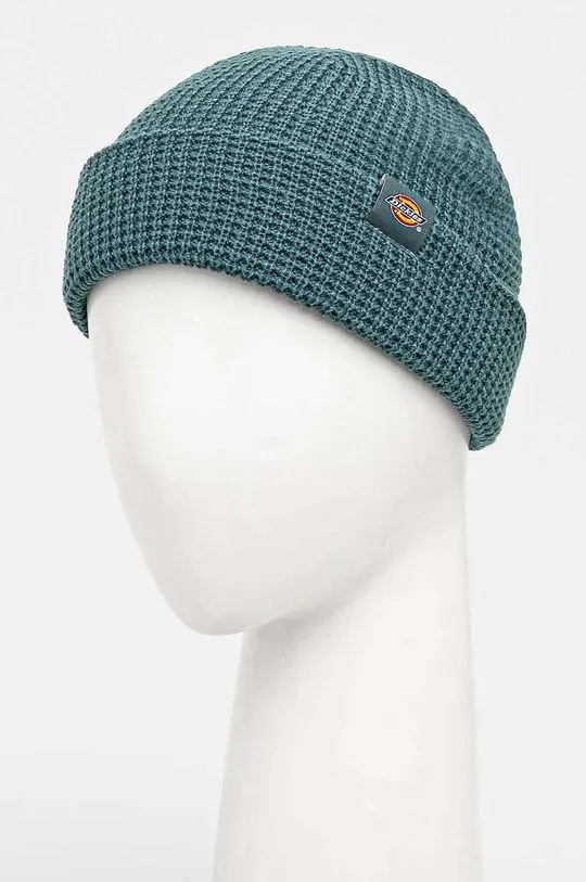 Dickies beanie Woodworth Waffle Beanie green color DK0A4XFD