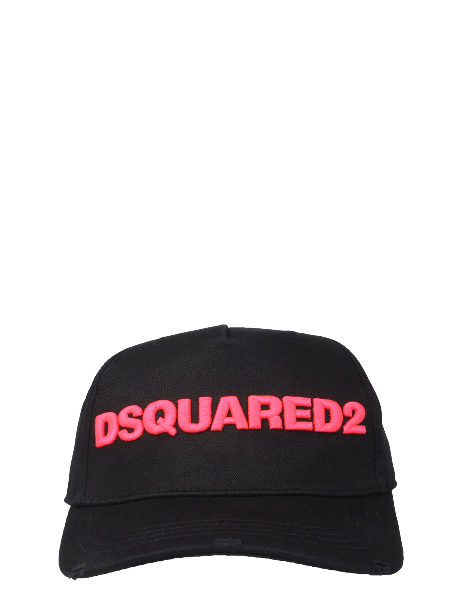 DSQUARED    COTTON BASEBALL HAT WITH LOGO