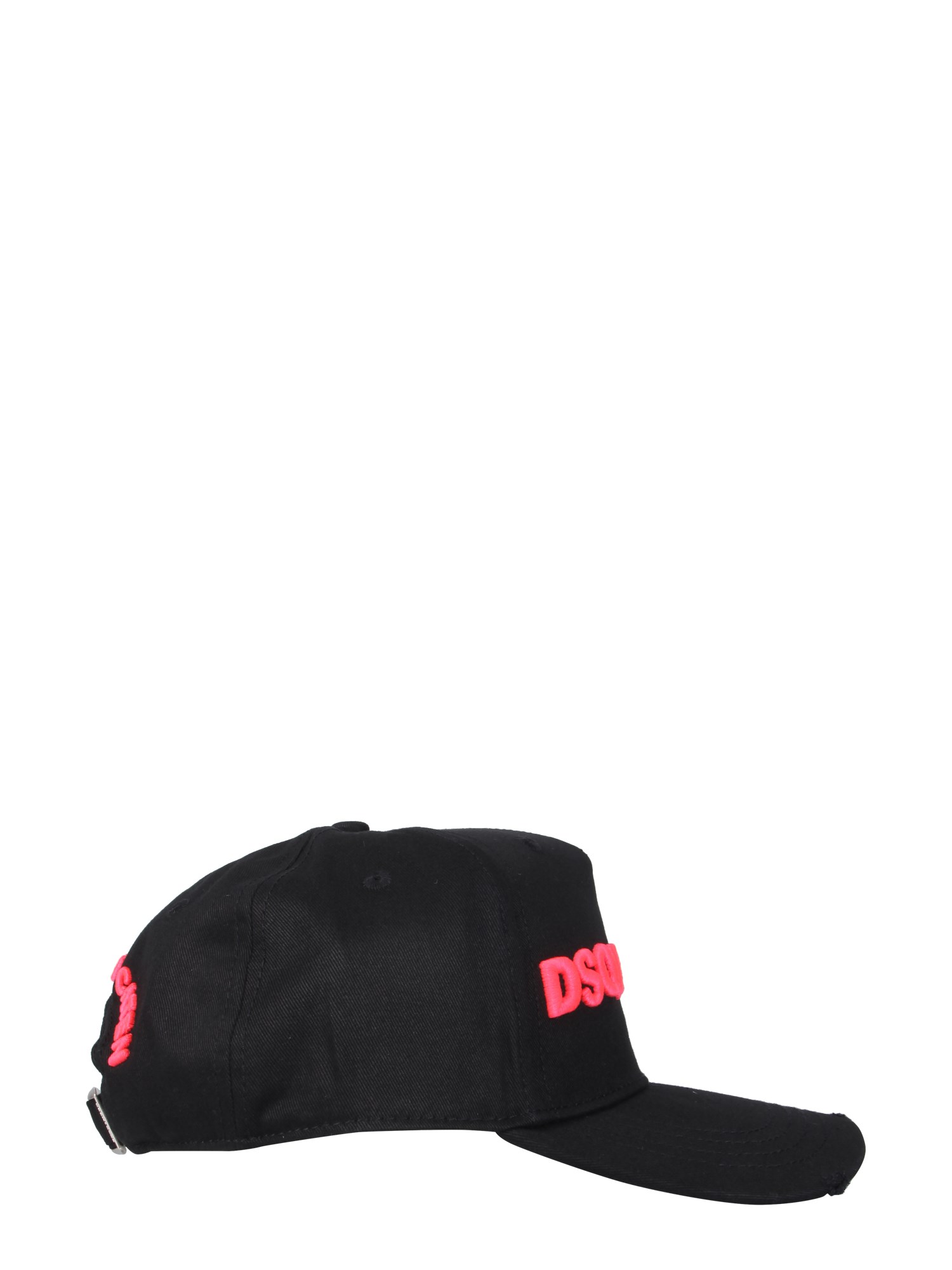 DSQUARED    COTTON BASEBALL HAT WITH LOGO