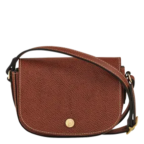 Épure XS Crossbody bag Brown - Leather